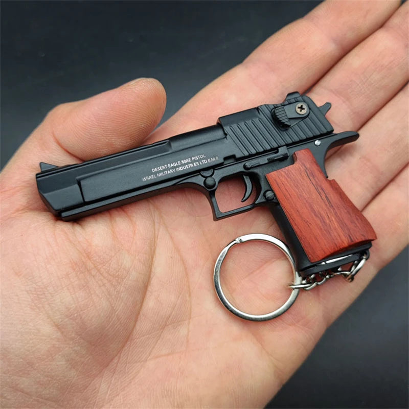 Command™ Wood Handle M92 Gun Keychain