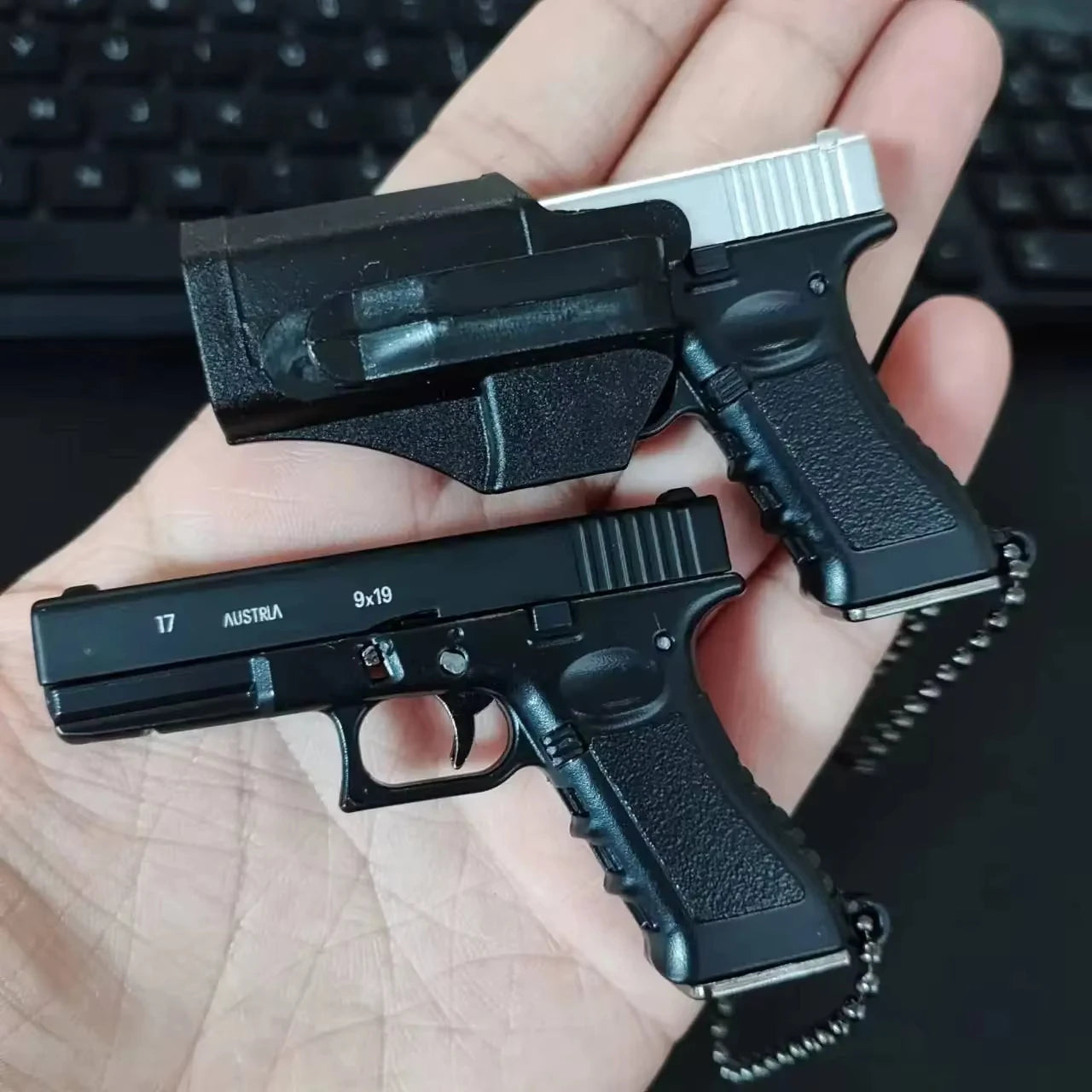 Command™ G17 Pistol Model With Holster Keychain
