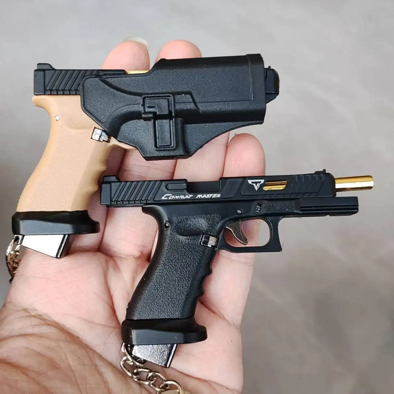 Command™ G34 Miniature Pistol Model With Holster Keychain