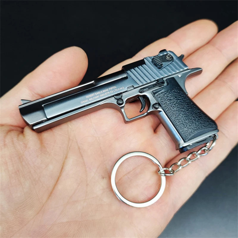 Command™ Wood Handle M92 Gun Keychain