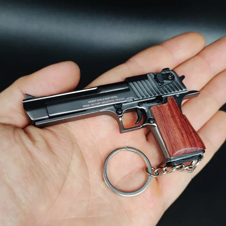 Command™ Wood Handle M92 Gun Keychain